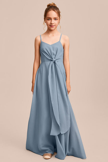 Robe Pastel Verte Col V Longueur Maxi - gallery 5