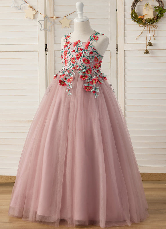 Robe Pastel Rose Col Carré Élégante - gallery 5