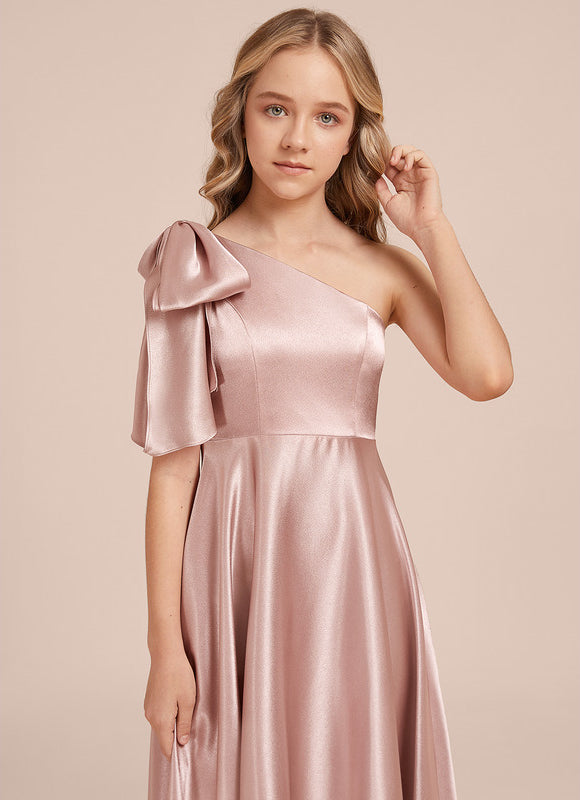 Robe Pastel Rose Avec Nœud Chic - gallery 2