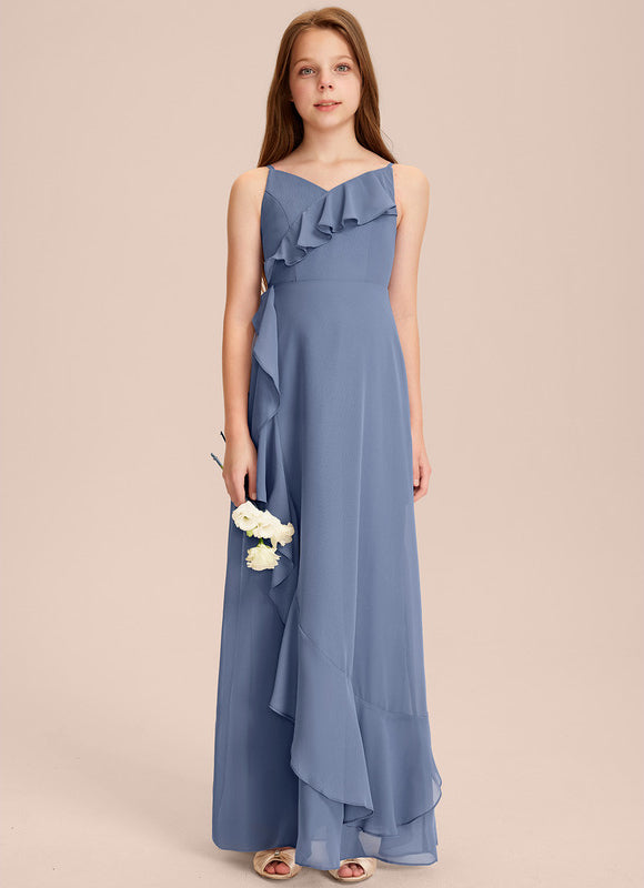 Robe Pastel Demoiselle D'Honneur Bleu Clair