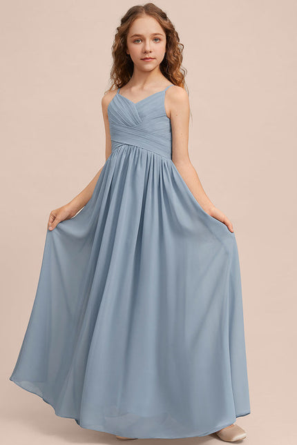Robe Pastel Verte Col V Longueur Maxi - gallery 1