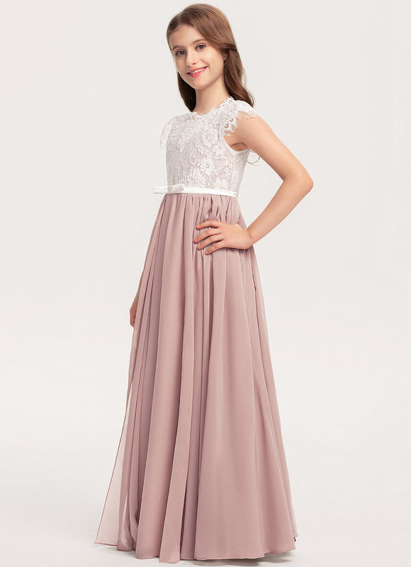 Robe Pastel Rose Demoiselle D'Honneur Élégante - gallery 3