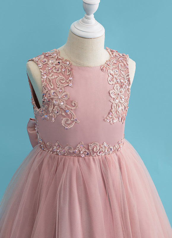 Robe Pastel Rose Demoiselle D'Honneur Élégante - gallery 8