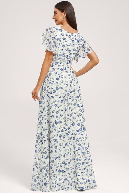 Robe Pastel Rose Demoiselle D'Honneur Élégante - gallery 4