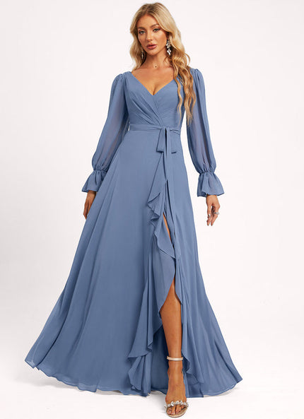 Robe Pastel Rose Demoiselle D'Honneur Élégante