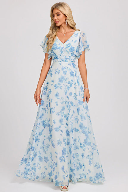 Robe Pastel Rose Demoiselle D'Honneur Élégante - gallery 3