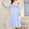 Robe Pastel Manche Longue