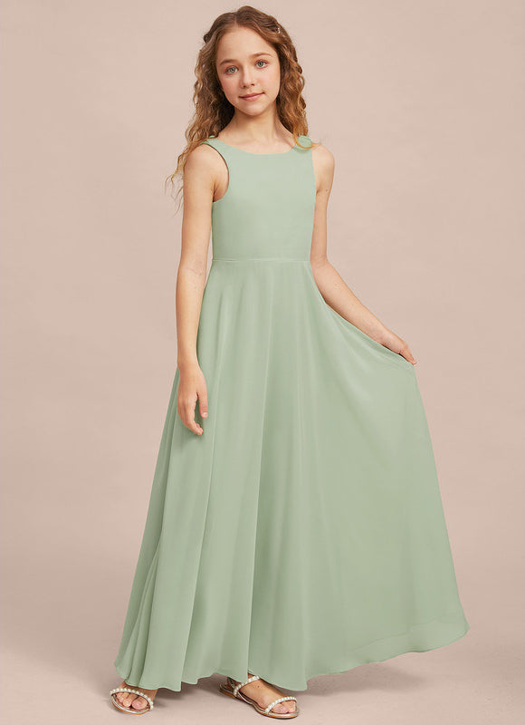 Robe Pastel Demoiselle D'Honneur Bleu Clair - gallery 4