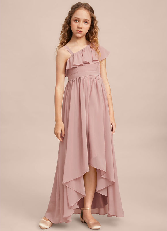 Robe Pastel Demoiselle D'Honneur Rose Pâle - gallery 1