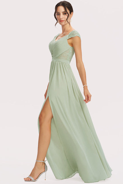 Robe Pastel Rose Demoiselle D'Honneur Élégante - gallery 2