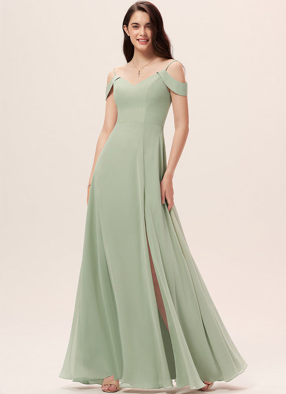Robe Pastel Demoiselle D'Honneur Bleu Clair - gallery 4