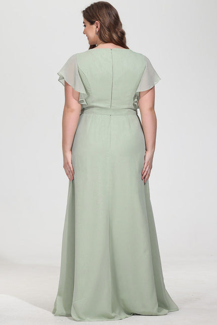Robe Pastel Rose Demoiselle D'Honneur Élégante - gallery 8