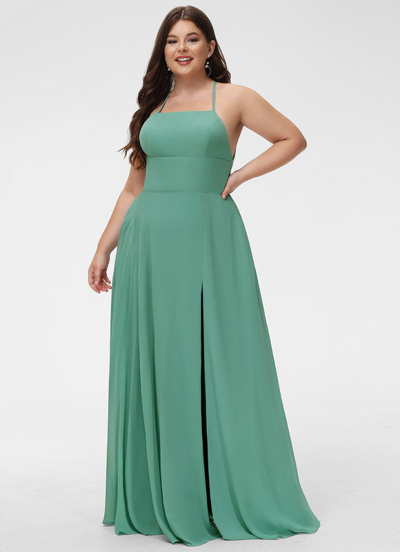 Robe Pastel Verte Trapèze Soirée Élégante - gallery 6