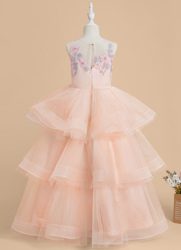 Robe Pastel Rose Princesse Tulle Mariage - gallery 5