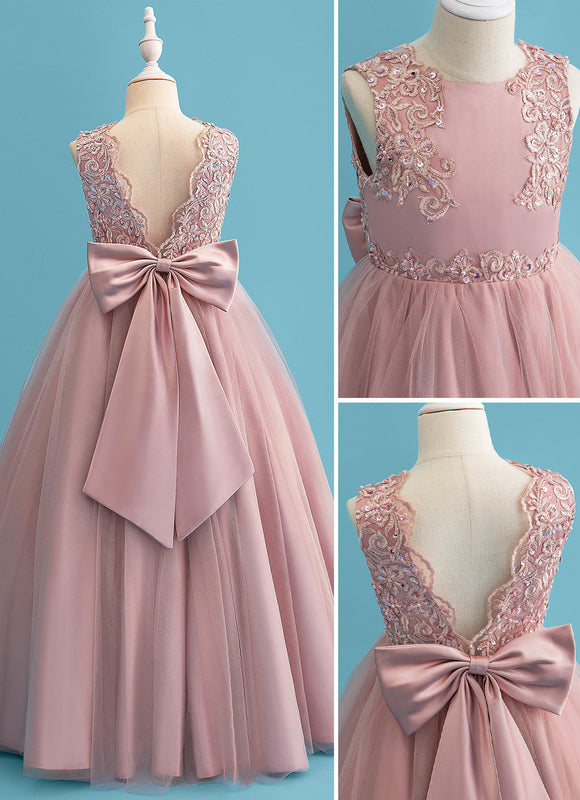 Robe Pastel Rose Demoiselle D'Honneur Élégante