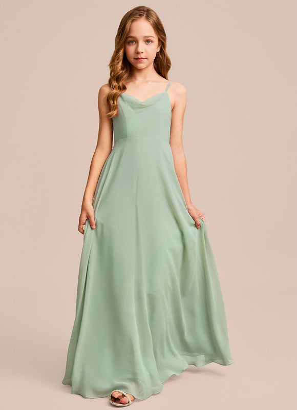 Robe Demoiselle D'Honneur Vert Pastel - gallery 3