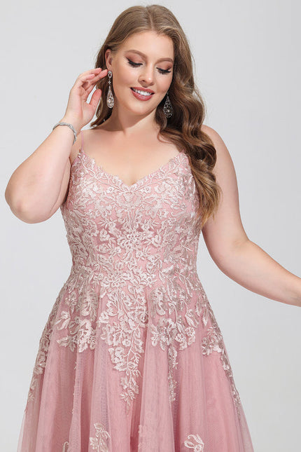 Robe Pastel Rose Longue À Paillettes - gallery 8