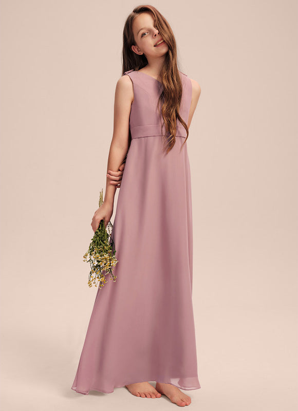 Robe Pastel Verte Col V Longueur Maxi - gallery 3