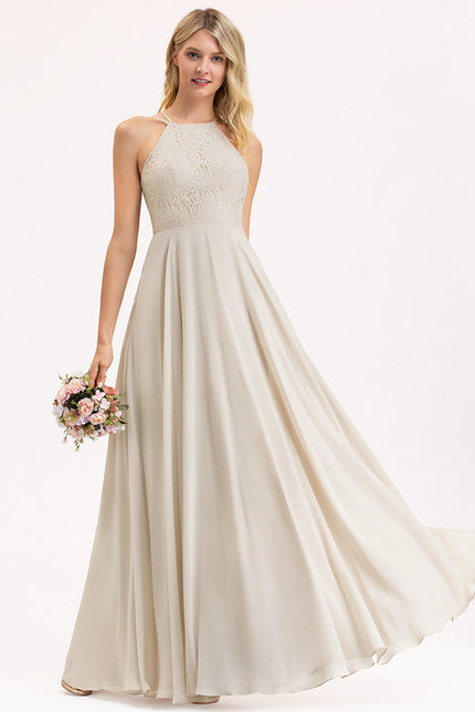 Robe Pastel Rose Demoiselle D'Honneur Élégante - gallery 3