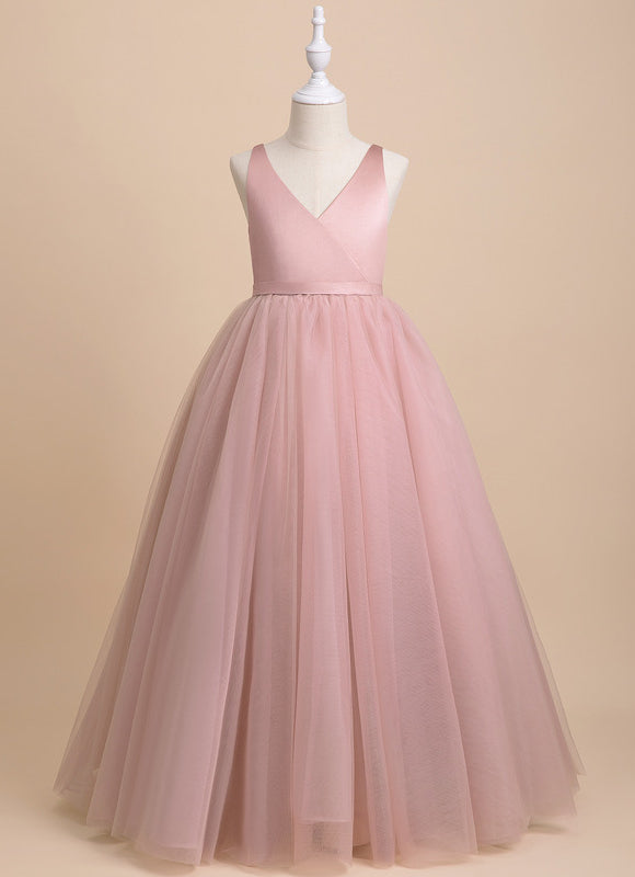 Robe Pastel Demoiselle D'Honneur Rose - gallery 3