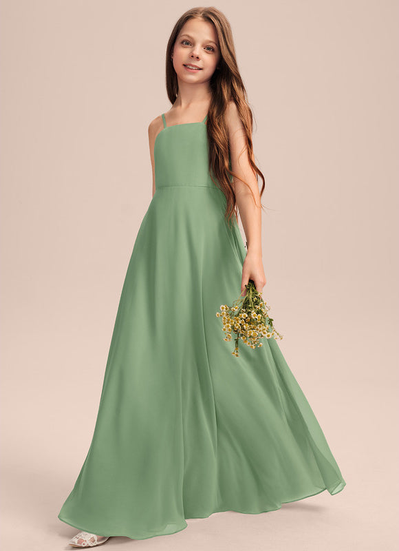 Robe Pastel Verte Trapèze Longueur Maxi - gallery 4