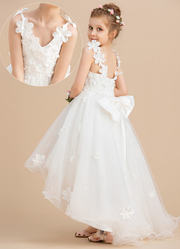 Robe Pastel Demoiselle D'Honneur Blanche 