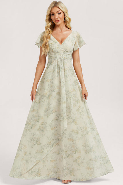 Robe Pastel Rose Demoiselle D'Honneur Élégante - gallery 3