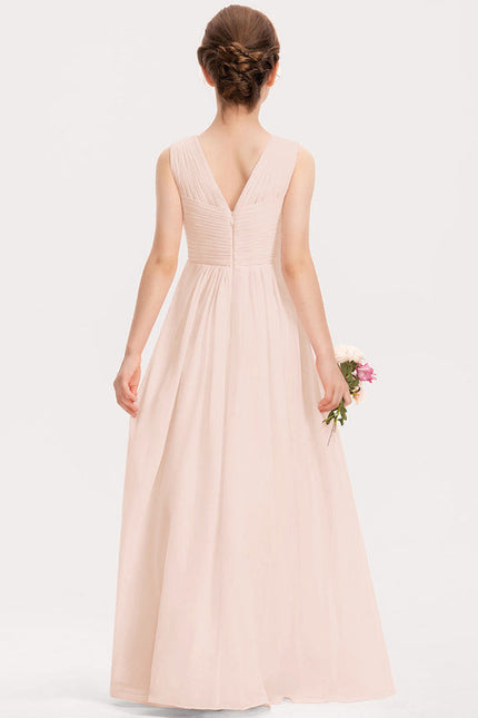 Robe Pastel Verte Col V Longueur Maxi - gallery 1