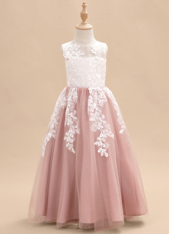 Robe Pastel Blanche Fille Mariage Fleurs - gallery 2