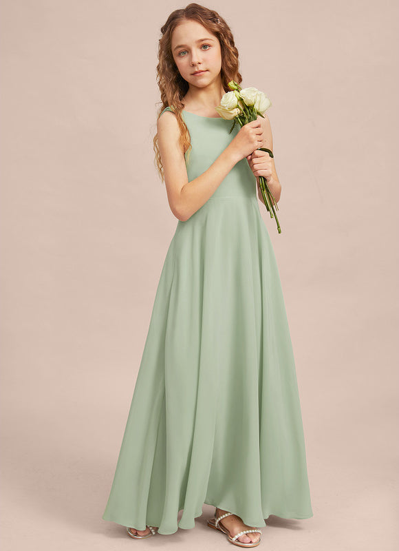 Robe Pastel Demoiselle D'Honneur Bleu Clair - gallery 2