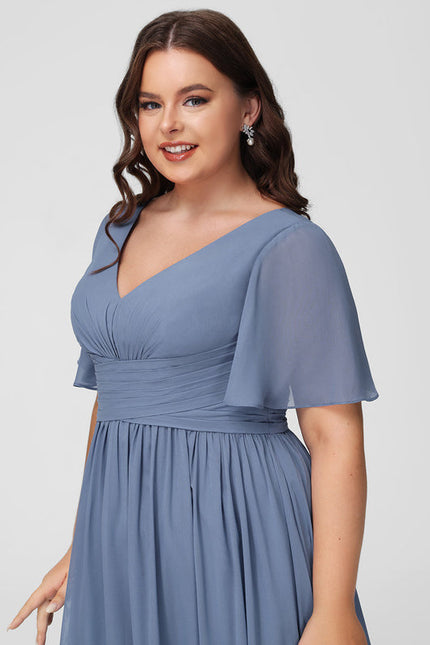 Robe Pastel Rose Demoiselle D'Honneur Élégante - gallery 9