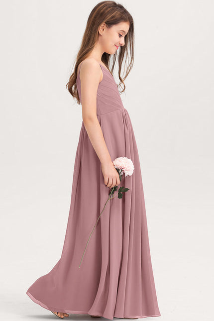 Robe Pastel Verte Col V Longueur Maxi - gallery 4