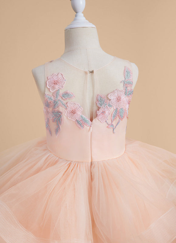 Robe Pastel Rose Princesse Tulle Mariage - gallery 6