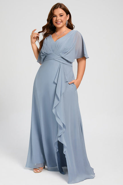 Robe Pastel Rose Demoiselle D'Honneur Élégante - gallery 6