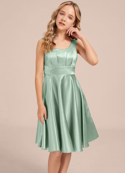 Robe Pastel Demoiselle D'Honneur Vert Menthe