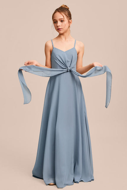 Robe Pastel Verte Col V Longueur Maxi - gallery 1