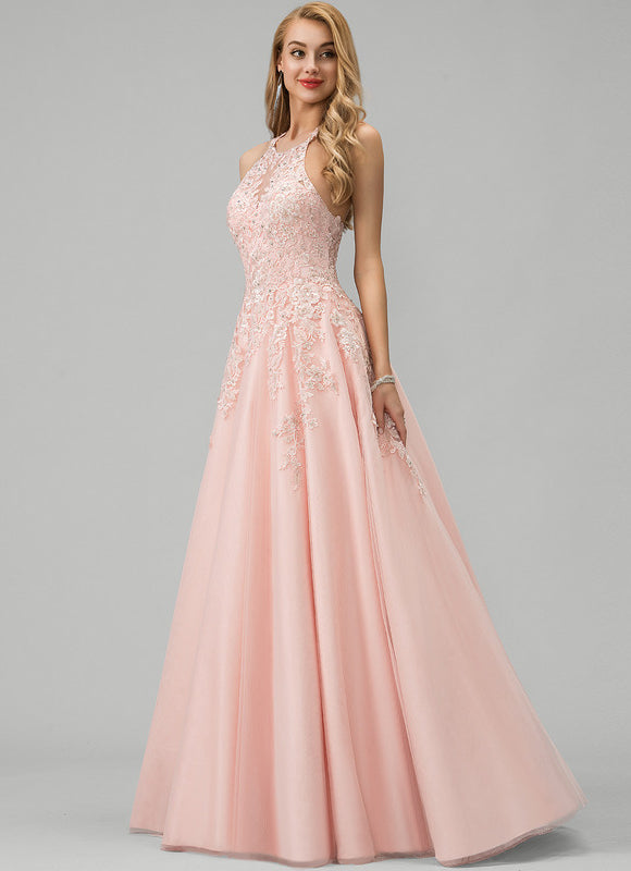 Robe Pastel Demoiselle D'Honneur Rose Pâle - gallery 2
