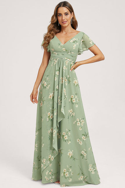 Robe Pastel Rose Demoiselle D'Honneur Élégante