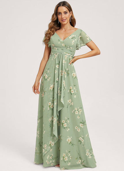 Robe Pastel Rose Demoiselle D'Honneur Élégante
