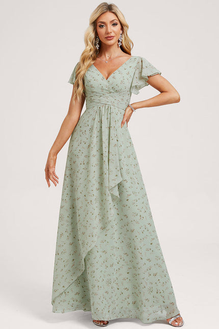 Robe Pastel Rose Demoiselle D'Honneur Élégante