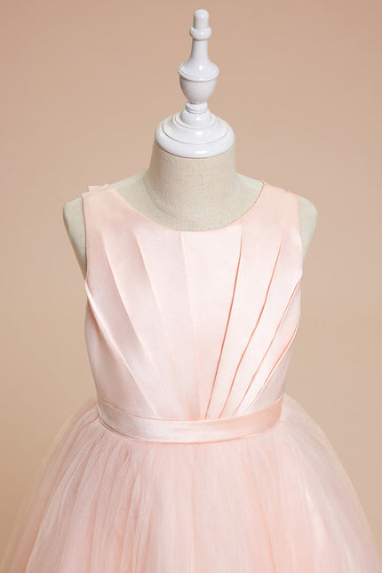 Robe Pastel Rose Décontractée Pour Fille - gallery 2