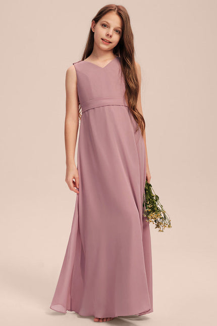 Robe Pastel Verte Col V Longueur Maxi