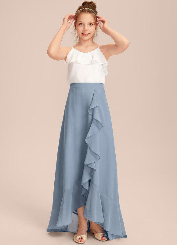 Robe Pastel Demoiselle D'Honneur Bleu Clair