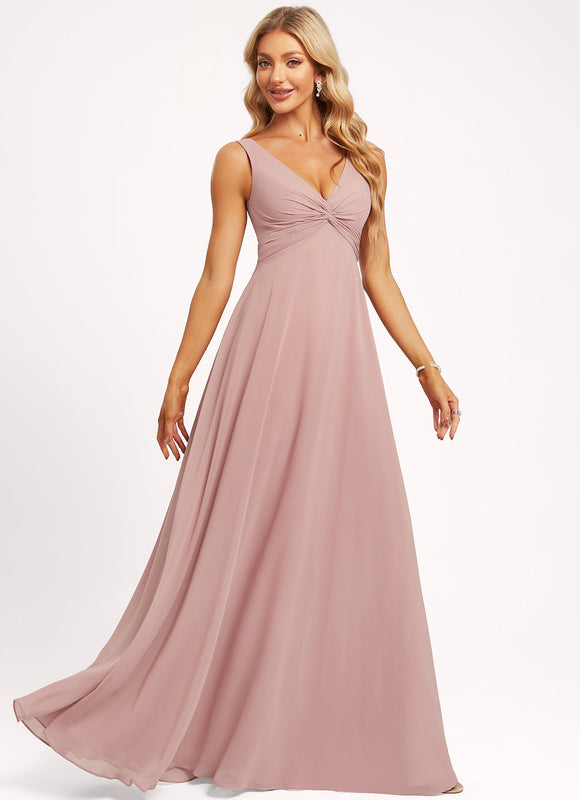 Robe Pastel Demoiselle D'Honneur Bleu Clair - gallery 2