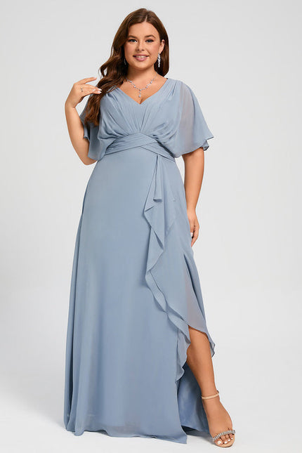 Robe Pastel Rose Demoiselle D'Honneur Élégante - gallery 7