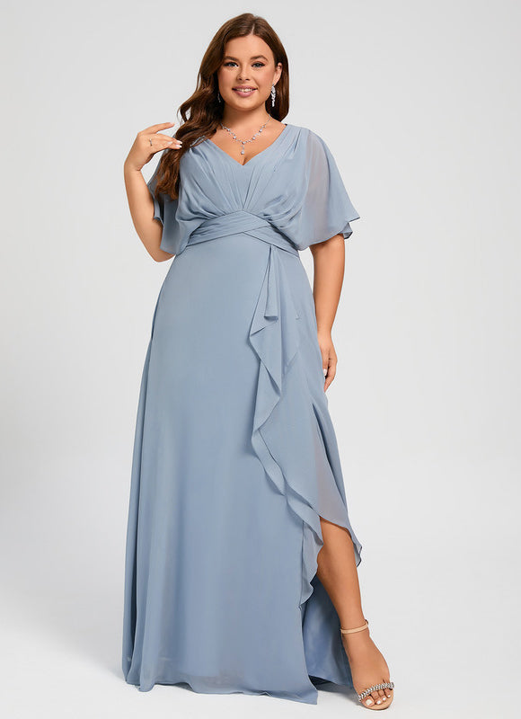 Robe Pastel Rose Demoiselle D'Honneur Élégante - gallery 7
