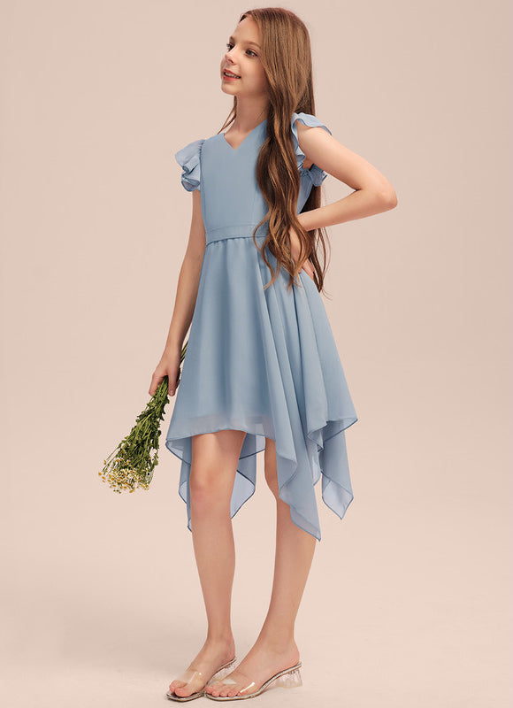 Robe Pastel Demoiselle D'Honneur Bleu Ciel - gallery 6