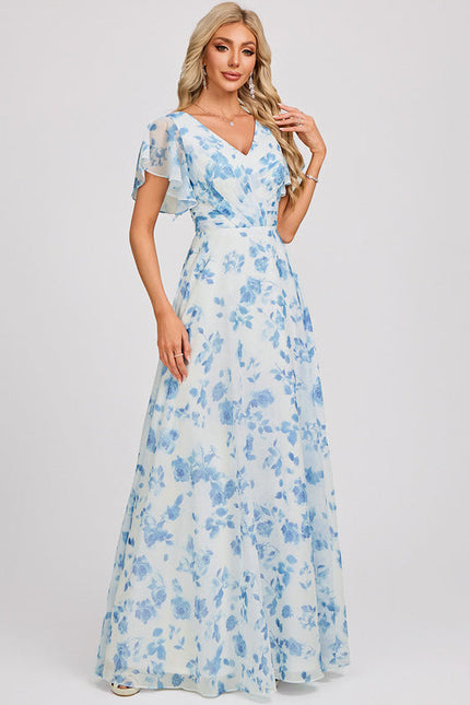 Robe Pastel Rose Demoiselle D'Honneur Élégante - gallery 1