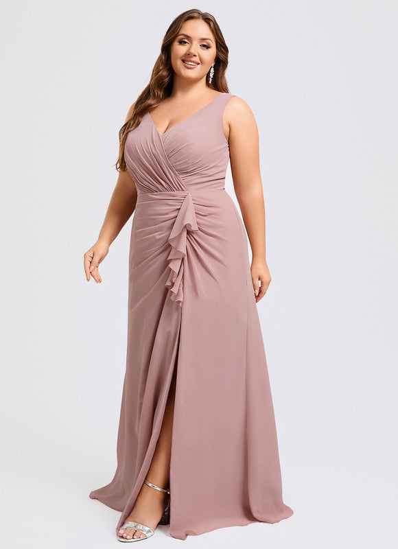 Robe Pastel Demoiselle D'Honneur Bleu Clair - gallery 9