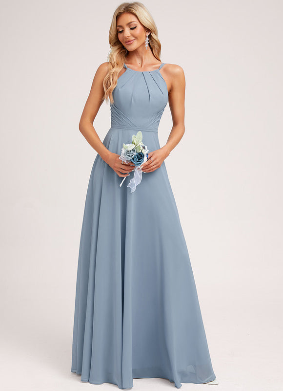 Robe Pastel Floral Lilas Longueur Maxi - gallery 4